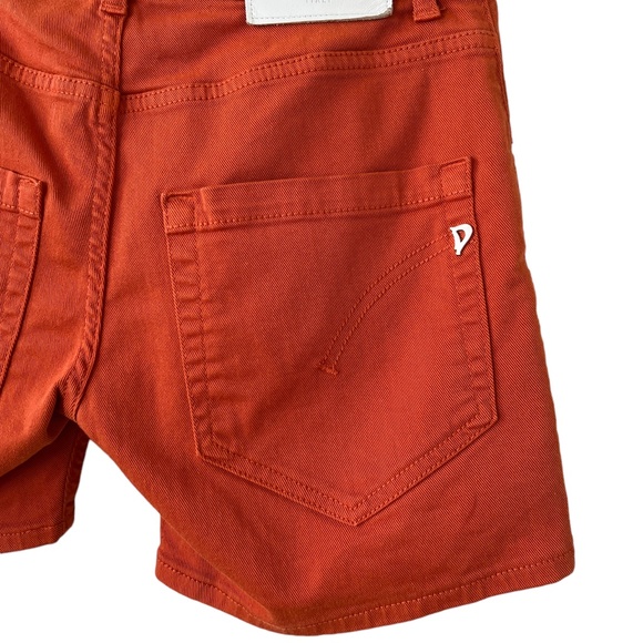 Dondup Button Fly Denim Shorts In Cinnamon Size 26 - Picture 10 of 16